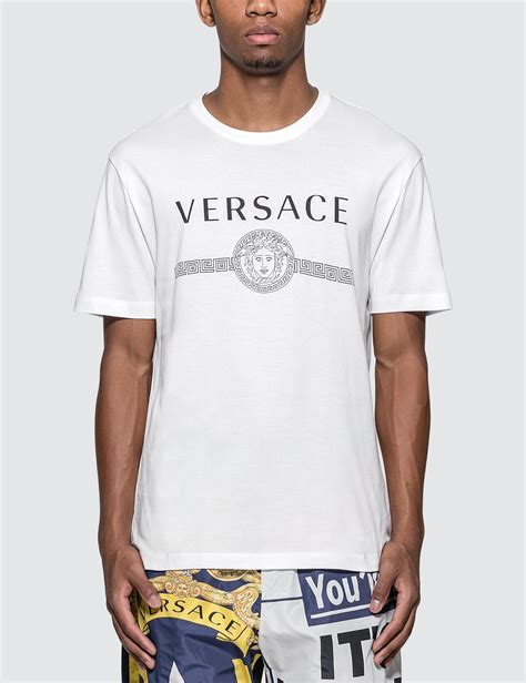 men white versace shirt|Versace collection men shirt white.